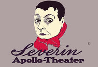 Theater poster print designed by Paul Leni showcasing German Expressionist art.