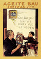 Vintage Olive Oil advertisement poster print featuring a boy with brushes by E. Vila.