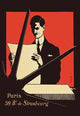 Art Deco lithographic poster print by Ming showcasing vintage elegance.