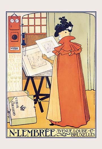 Theo Van Rysselberghe decorative arts poster print by Posterazzi