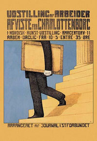 Udstilling af Arbeider Afviste fra Charlottenborg poster print by Harald Giersing