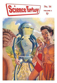 Science-Fantasy magazine cover art #14 (1955) poster print by Gerard A. Quinn.