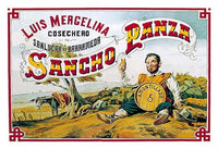 Vino Amontillado Poster Print featuring Sancho Panza from Don Quixote.