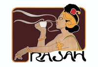 Rajah Coffee Advertising Poster Print by Henri Meunier in Art Nouveau style.
