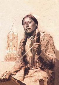 Carl Everton Moon Native American Photography Poster Print