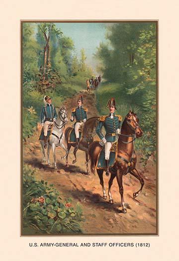 Illustrated historical page from The U.S. Army 1776-1899 by Arthur L. Wagoner