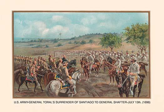 Illustrated historical page from The U.S. Army 1776-1899 by Arthur L. Wagoner, 1917 poster print.