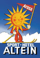 Vintage Hotel Altein Ski Vacation Poster Print - Arosa, Switzerland