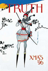 Truth Magazine First American Ski Poster Print by Ernest Haskell