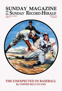 Cover of the Sunday Magazine from April 13, 1913 featuring baseball art.