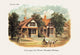 Illustration of American Victorian architecture with floor plans