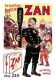 Whimsical ZAN Suc Pur poster print by Eugène Oge featuring a policeman and a horse.
