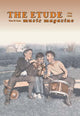Cover of The Etude Music Magazine July 1946 featuring three boys making music by Philip Gendreau.
