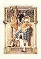 Scotsman with Drum and Flag advertising art print by Joseph Christian Leyendecker.