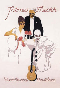 Weimar Era Cabaret Poster Print by Ludwig Hohlwein on a white background.
