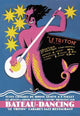 Le Triton Jazz Cabaret Restaurant Poster Print showcasing a vibrant jazz atmosphere.