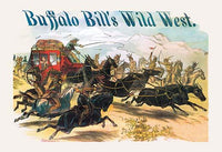 Buffalo Bill Cody Wild West Show Poster Print