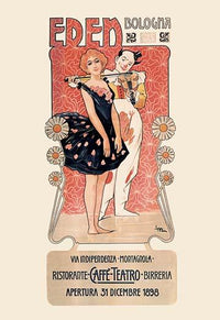 Leopoldo Metlicovitz art print showcasing Italian painter's work.