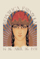The Spanish Republic Poster Print depicting the Second Spanish Republic.