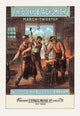 Male Vocal Quartet Music Poster Print by E.T. Paull featuring anvil sounds.