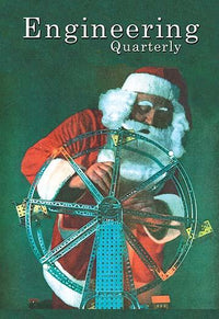 Vintage Santa Claus Ferris Wheel Poster Print from 1961 Advertisement