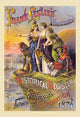 Cover art poster print of the Philadelphia Centennial Celebration by Frank Leslie's Illustrated.