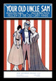 Your Old Uncle Sam Sheet Music Poster Print