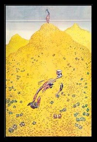 Uncle Sam Skeleton Cover Art Poster Print by Ellison Hoover