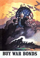N.C. Wyeth Victory Poster Print featuring Uncle Sam and B-17 bombers