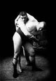 Soviet Union Male Body Shape Photo Postcard featuring Russian wrestlers.