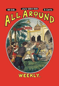All Around Weekly: The Wild Beast Hunters vintage poster print