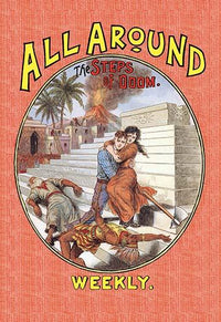 All Around Weekly: The Steps of Doom vintage poster print