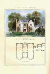 Cottages & Villas of the English Countryside Fine Art Print
