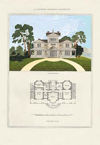 Cottages & Villas of the English Countryside Poster Print by Richard Brown