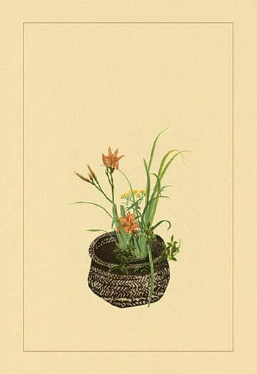Ikebana Flower Arrangement Poster Print by Sofu Teshigawara