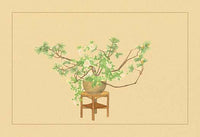 Ikebana Flower Arrangement Poster Print by Sofu Teshigawara
