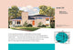 1950s Architectural Drawings of Domestic Residences Poster Print featuring floor plans and descriptions.