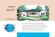 Architectural drawings of 1950s American homes poster print with detailed floor plans.