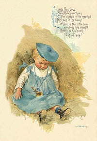 Nursery Rhymes Art Print by Maud Humphrey - Charming illustration for children's decor.