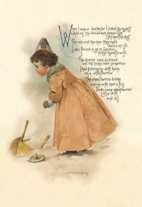 Nursery Rhymes Art Print featuring illustrations by Maud Humphrey