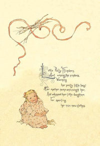 Maud Humphrey nursery rhymes art print featuring whimsical illustrations.