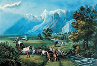 Currier and Ives American printmaking poster print - 18 x 24