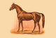 Thoroughbred Stallions Poster Print - Celebrated Bloodlines (1764-1887) by L. Penicaut