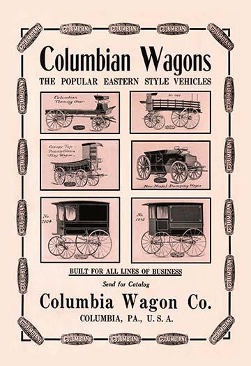 Early Automobiles Poster Print showing Model T and emulators with running boards.