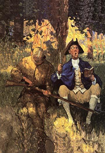 N.C. Wyeth classic American illustration poster print