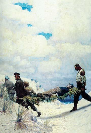 N.C. Wyeth Poster Print showcasing the iconic American illustrator's work.