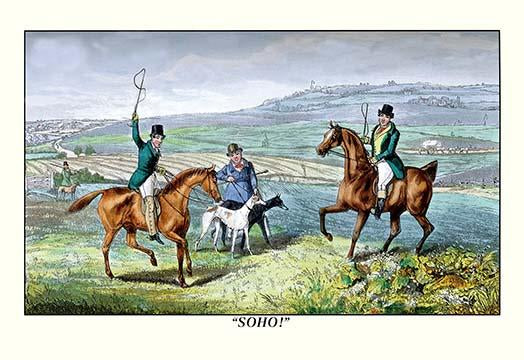 Henry Thomas Alken Sporting Art Poster Print showcasing hunting and racing scenes.