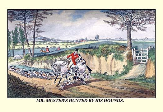 Henry Thomas Alken Sporting Art Poster Print featuring steeplechase scene
