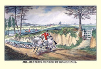 Henry Thomas Alken Sporting Art Poster Print featuring steeplechase scene