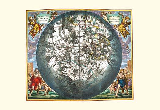 Andreas Cellarius Harmonia Macrocosmica Poster Print (18 x 24)